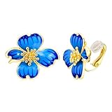 Aretes de clip para mujer