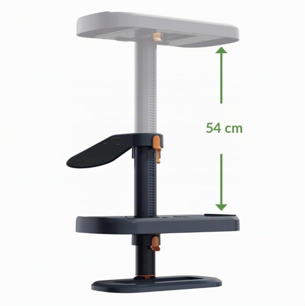 KneeGuardKids4 Autositz Korrekte Fußstütze Auto Kinder Sitzposition Zubehör Passend für 9–18 kg und 15–36 kg für Kleinkinder, Kinder von 2–10 Jahren, Einheitsgröße