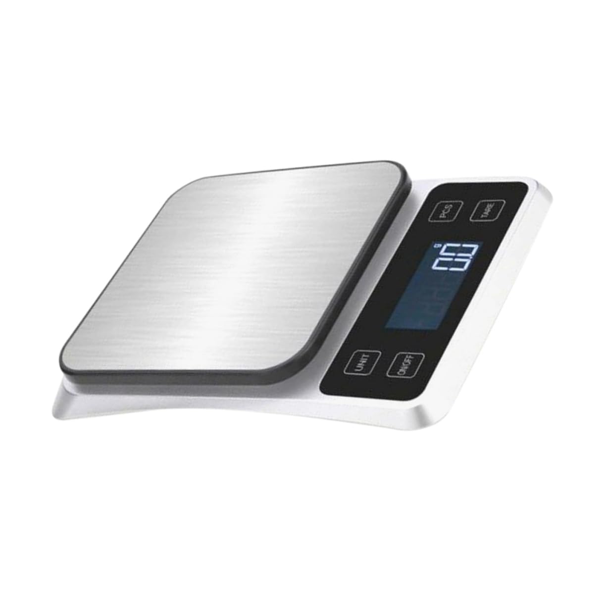 Cabilock Escala electrónica de alta precisión medición Hornada pesar escalas inteligentes peso electrónico pequeña escala de alimentos balanzas electronicas cocina plano de acero inoxidable