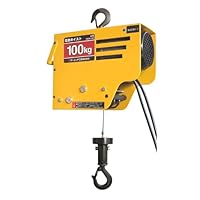 HHH ZS100 電動ウインチ 電気ホイスト 揚程10m 荷重100kg リモコン付き