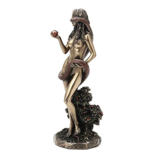 Escultura religiosa de resina bronceada de 9.5 pulgadas miniatura 2