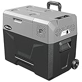 Yeticool BX40 GREY Elektrische Kompressor-Kühlbox, App Steuerung per Bluetooth, 12/24 V und 230 V, für Auto, LKW, Boot, Camping Kühlschrank