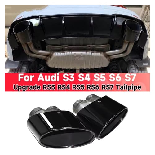 Tuyau d'échappement silencieux inox pour mise à niveau Audi A7 S5 S7 - 5
