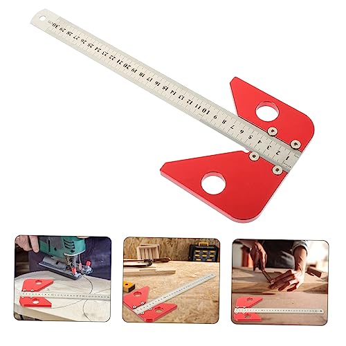 Outil de recherche de centre et tracé d'angle à 45° pour une menuiserie parfaite - 3