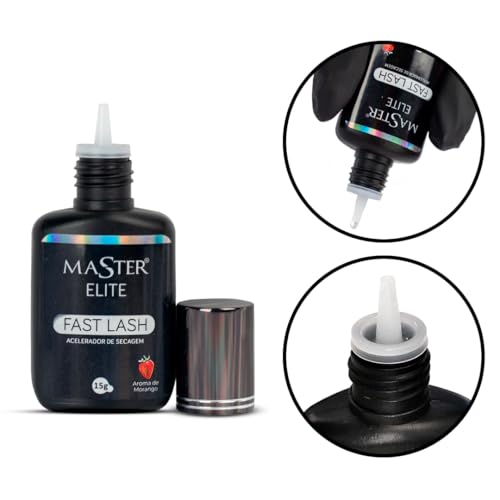 Fast Lash Acelerador de Secagem para Cola de Cílios - Cola Master Elite, Ideal para Extensão de Cíli