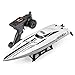YKHOME Top Race Barca Telecomandata, Barca Telecomandata 2.4Ghz,60km/h,Motore Brushless,Motoscafo Allungato,Regalo Perfetto per Adulti E Bambini,