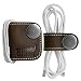 ELFRhino Genuine Leather Headphone Earphone Organizer Cord Organizer Wrap Winder Cord Manager Cable Winder Pack of 2