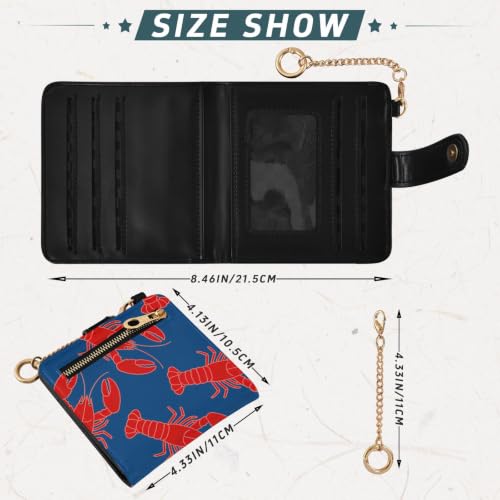 Étui compact pour cartes JUNZAN lavable avec fermeture magnétique de sécurité - 3