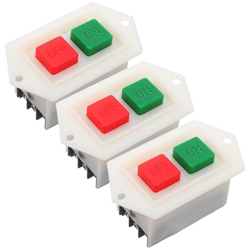 Interruptor de seguridad industrial 10A evita fallos eléctricos en botón de arranque amoladora