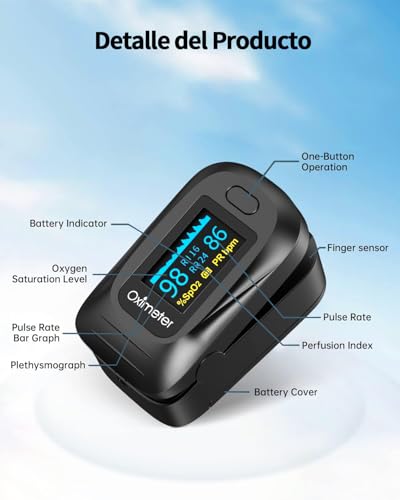 Encuentra reviews de Pulsioximetro los más recomendados. 8 Imagen adicional