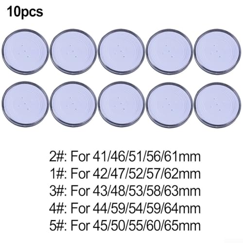 Set de cajas transparentes para monedas con 10 cápsulas de 70mm miniatura 6