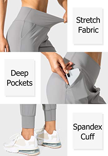 G Gradual Calça de ioga feminina de cintura alta com bolsos leggings soltas para mulheres, treino, a