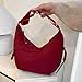 Corelration/Quantifyn/Naturaltly/Sofenthiss Women's Fashion Plain Color Nylon Crossbody Hobo Bag (Gray)