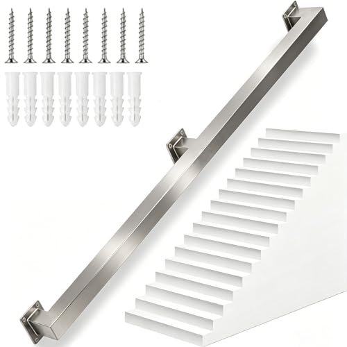 Main courante d'escalier kit complet 240cm avec support mural - 2