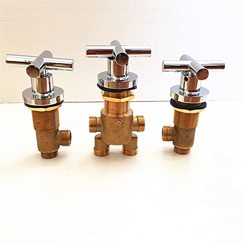 Robinet de baignoire à 5 trous avec mitigeur de douche de bain durable