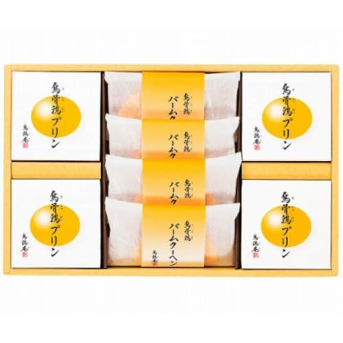 金沢 大和百貨店 選定 [烏鶏庵]烏骨鶏バームクーヘン・プリン詰合せ