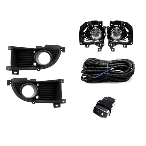 Feu antibrouillard avant pour Mitsubishi Lancer 2004-2007 avec câblage et commutateur