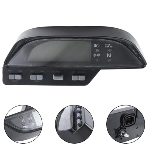 Odómetro digital para motocicleta XR250 velocímetro negro panel repuesto 6
