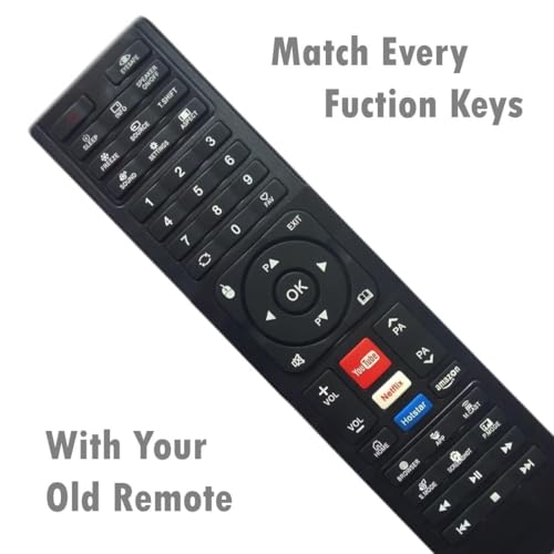 Image of BLACKSHEEP Replacement Remote Control for China Assemble Smart LED TV Remote (Only for Same Model)