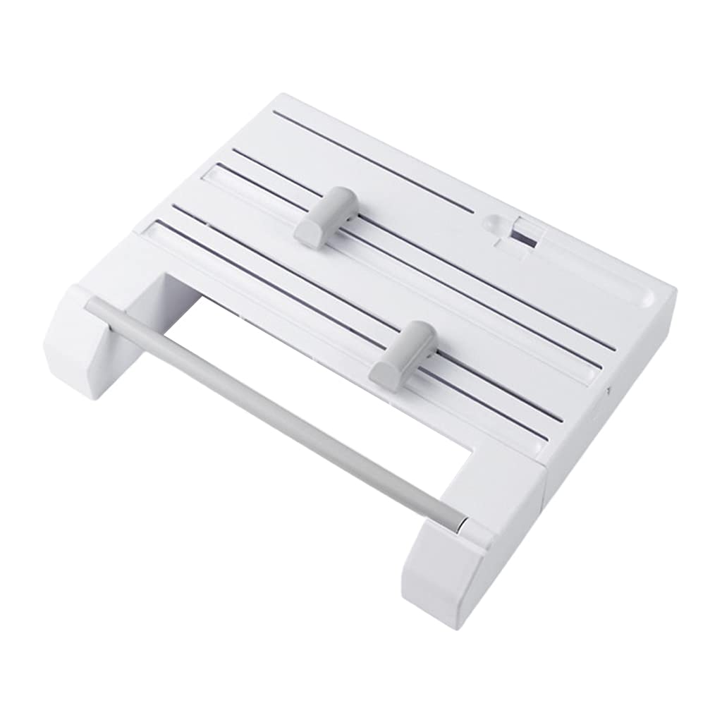 Estante de almacenamiento de cocina 6 en 1 con soporte multifuncional para toallas de papel, cortador de película adhesiva y dispensador de papel de aluminio