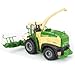 Siku 4066, Krone Big X 580 Forage Harvester, 1:32, Metal/Plastic, Green/Yellow, Movable Parts, Multifunctional