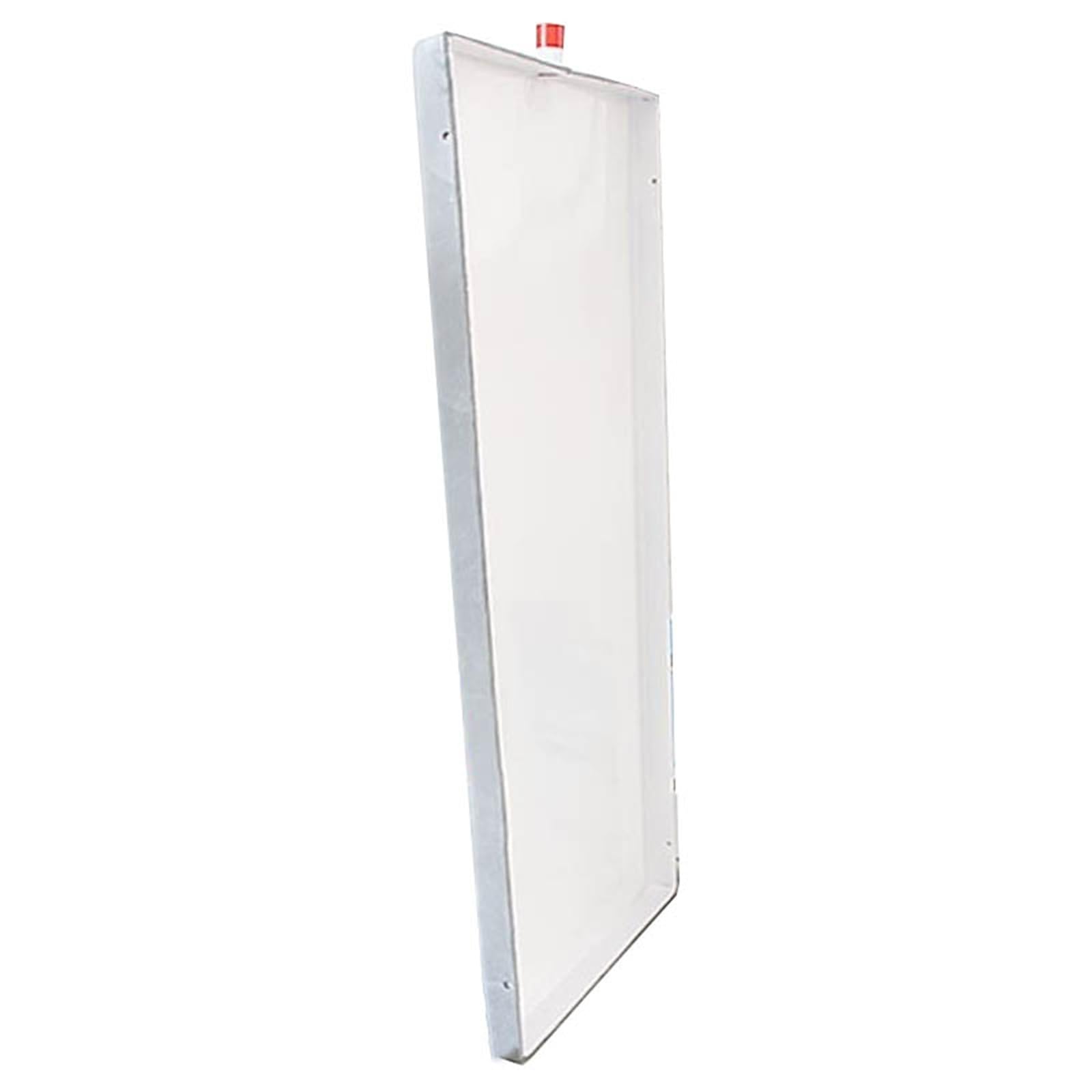 Outdoor Ac Unit Drip Tray, Galvanised Steel Drainage Drip Tray 71-91x24cm for HVAC Outdoor Unit(91x24cm)