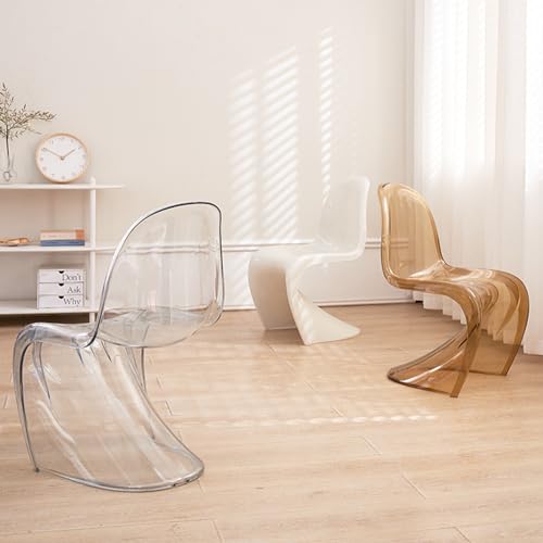Tabouret de maquillage transparent pour salon et table de coiffeuse - 6