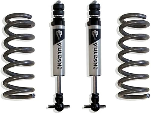 MAX TRAC SUSPENSION'S Part# 872172V is A Pair of 2.0" Front Lift COILS W/Vulcan 