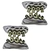 HEALLILY 2 PCS di Halloween Denti Falsi Giocattolo di Halloween Denti del Vampiro di Halloween Denti di Plastica di Halloween Denti Gag Vampire Protesi Denti per Halloween