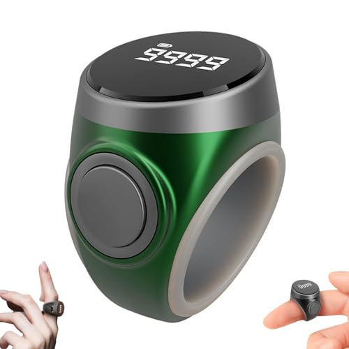 Image of Tasbih Counter Zikr Rings, Smart Tasbeeh Counter, Rechargeable Electronic Digital Tasbih Counter Rings 3 Size(18 /20 /22mm), Finger Counter for Muslims, Prayer, Reminder