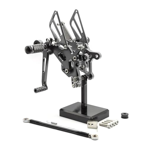 Plaque pied moto CNC réglable pour R6, optimisez vos roadtrips - 6