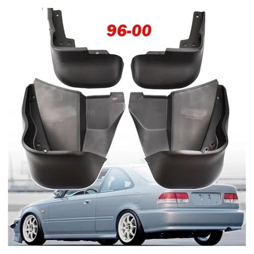 Bavettes Civic 6th 1996 à 2000 garde-boue sans perçage protection