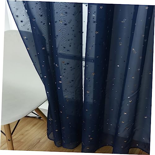 Cortinas transparentes de gasa con brillo plateado para ventanas elegantes 4