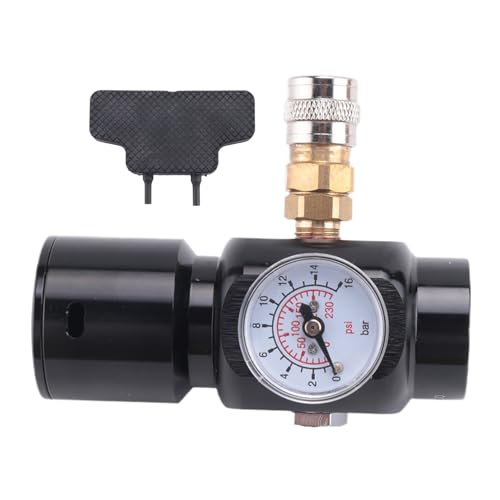 Htuteyy Regulador Mini Regulador de CO2 para Herramientas NeumáTicas, Incluidas Clavadoras, Grapadoras