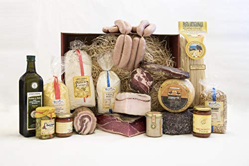 Caja de Navidad la cambusa 2 – Salumificio artigianale gombitelli – Colección de Regalos de Navidad 2017 – Toscana Italia