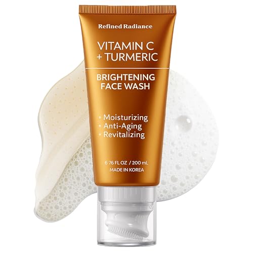 Refined Radiance Vitamin C & Turmeric Face Wash &ndash; Dermatologist Tested, Anti-Aging, Korean Skin...