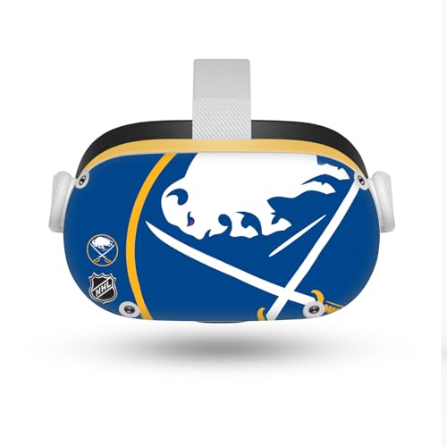 Head Case Designs Officially Licensed NHL Oversized Buffalo Sabres Vinyl Sticker Skin Decal Cover Compatible with Meta Quest 2