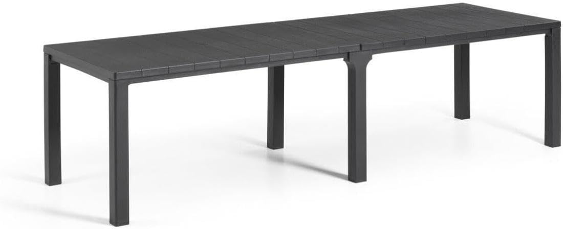 Keter Table d'extérieur Julie Table Double Composition, Graphite