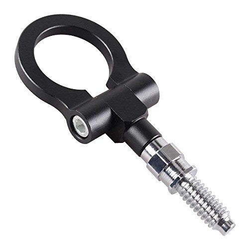 Heart Horse Universal Car Front Bumper Screw-On Tow Hook Aluminum 16Mm Tow Hook Front Rear Racing Style For European Cars #TOP3