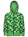 JINX Minecraft Creeper Premium Zip-Up Youth Hoodie Sweatshirt
