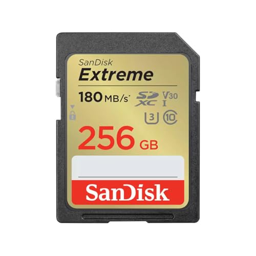 SanDisk Extreme 256GB UHS-I U3 SDXC�������[�J�[�h