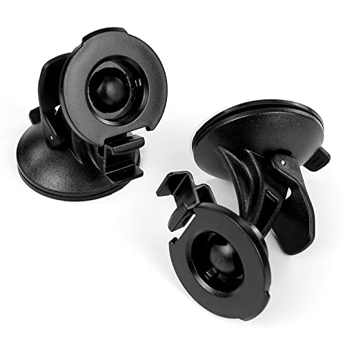 EKIND Car Windscreen Windshield Suction Cup Mount Holder Cradle Compatible for Garmin GPS Nuvi 52(Nuvi 42 42LM 44 44LM 52 52LM 54 55 2457LMT 2497LMT 2577LT 2597LM 2597LMT 2558LMTHD 2598LMTHD), 2 Pcs