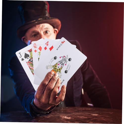 ibasenice Riesige Spielkarten Satz Großformat Große Pokerkarten Aus Beschichtetem Papier Party Requisiten Für Reisen Und Familienspiele – Bild 8