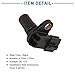 ACROPIX Car Engine Crankshaft Position Sensor Fit for Jeep Patriot 1pc Black