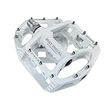 Alta calidad: los pedales de bicicleta están hechos de aleación de aluminio con sellado al polvo y son duraderos. El uso de fundición de aluminio de precisión reduce el peso del pie.