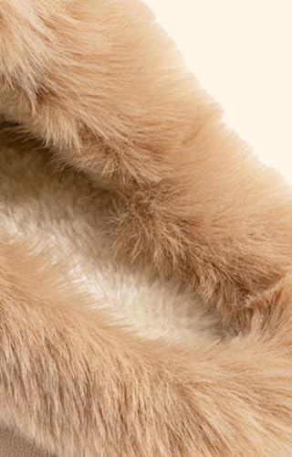 Fuzzy Dog Slippers for Women House Slippers Cute Animal Fluffy Furry Women's Warm Winter Slipper Indoor 20253