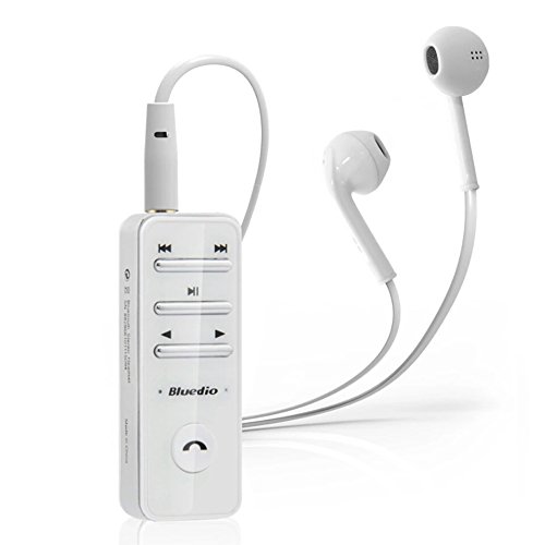 MSE Gadgets Appliances Bluedio I4 Clip Wireless Bluetooth Stereo Earphones with Hands-free MIC Auricularis for Smart Cell Phones PC (White)