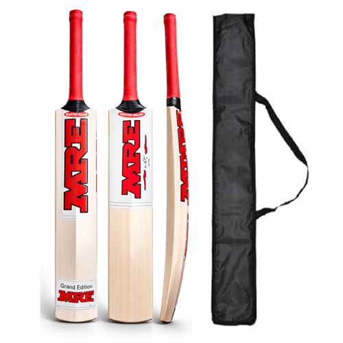 Image of Popular Willow Wooden Cricket Bat with Cover for Kids Boys & Girls (Size 3 for 5 to 8 Year Old)