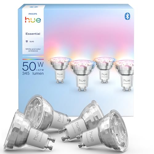 Philips Hue Essential Spot LED Connecté GU10, White and Color