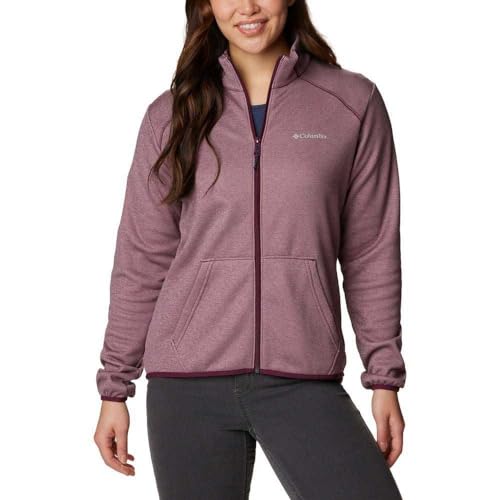 Columbia Sweater Col Hike Tech Fleece FZ Red XS Mujer